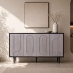 Roy Sideboard - Grey & Black