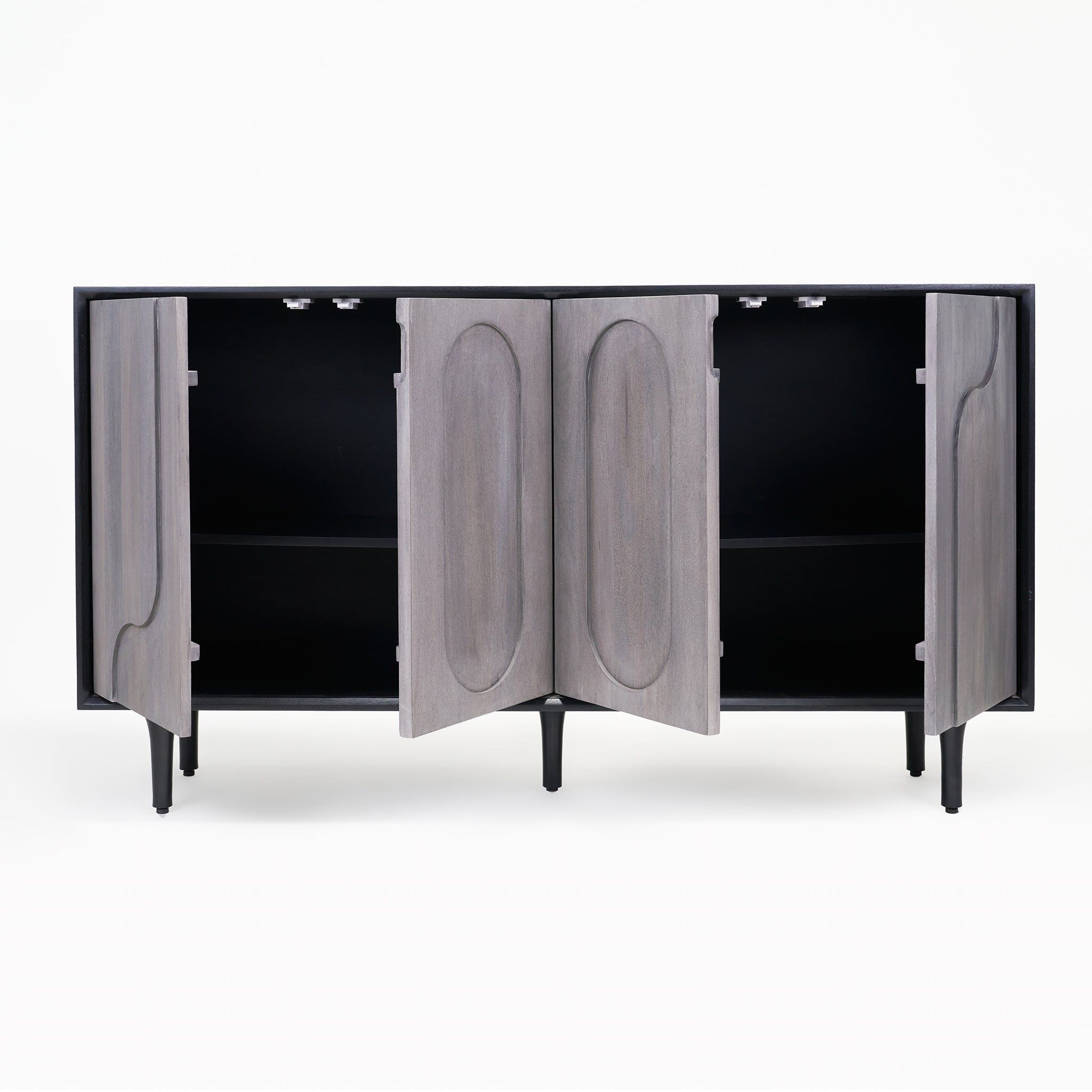 Roy Sideboard - Grey & Black - Image 5