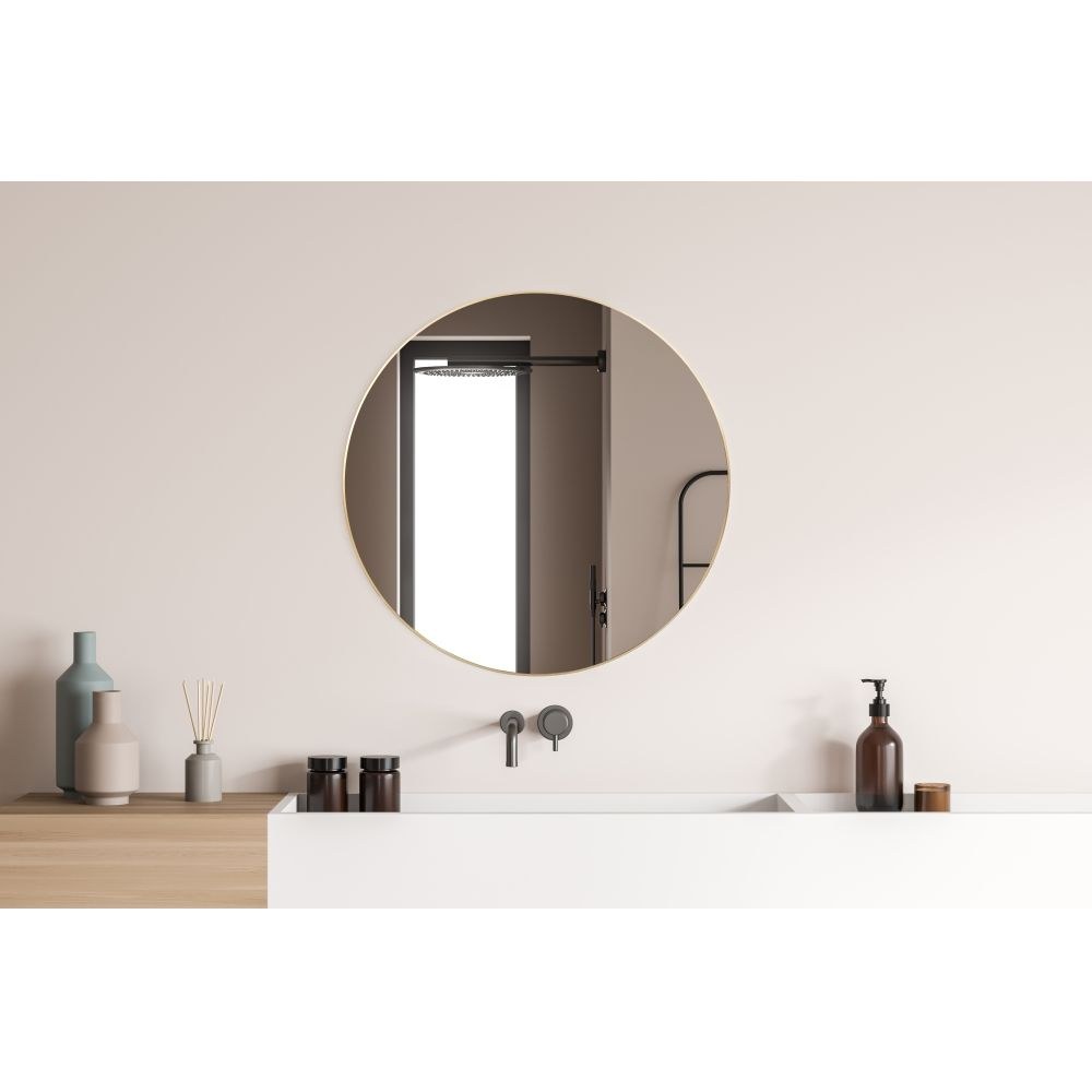 Zenora Wall Mirror 100Cm Gold - Image 5