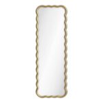 Zenora Wave Mirror 133×2.5×40Cm Gold