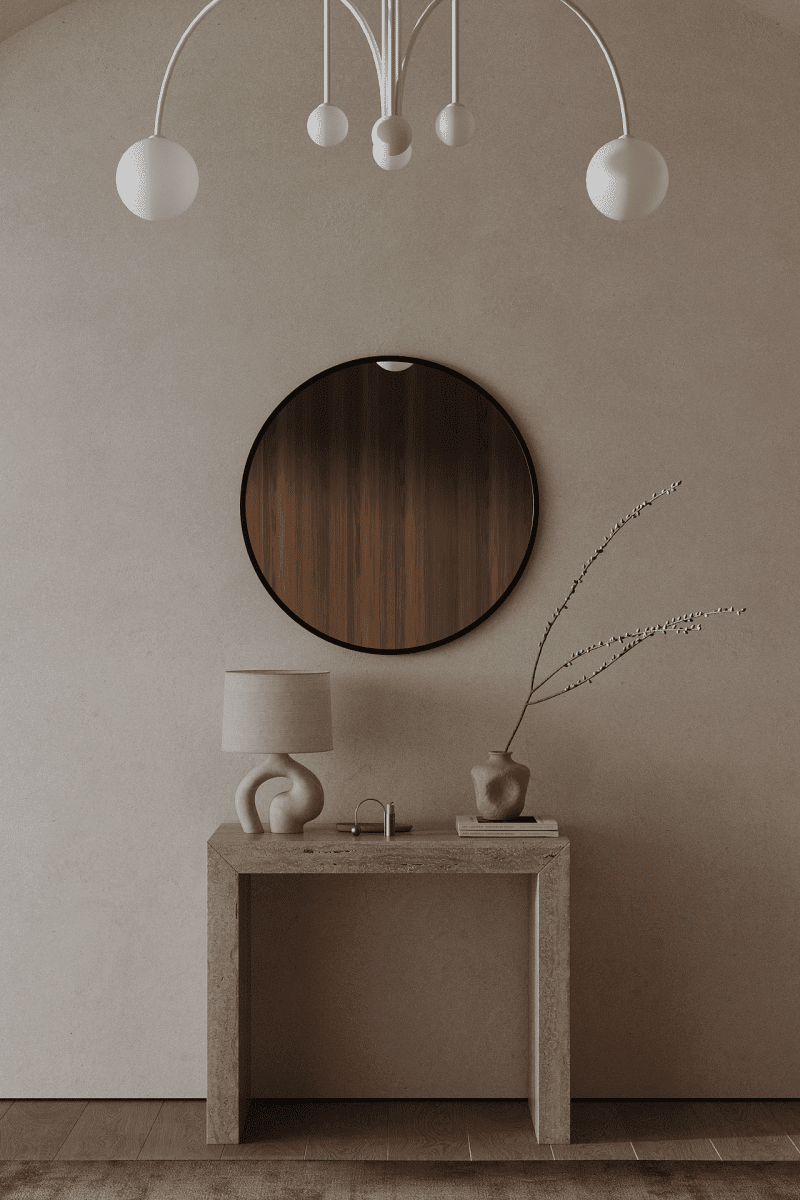 Amelia Black Round Wall Mirror - Image 6