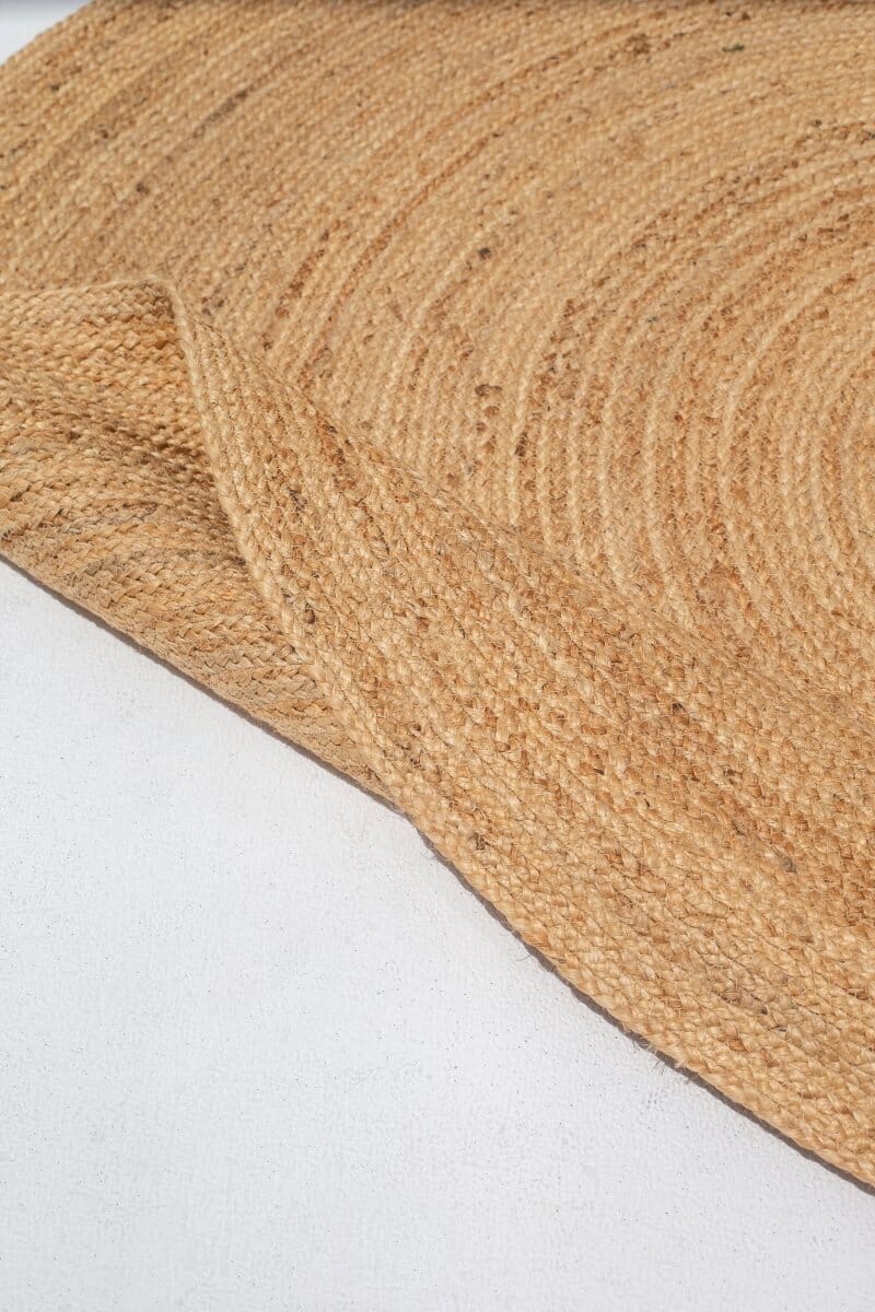 Essence of Simplicity - Round Natural Jute Braided Rug - Image 7