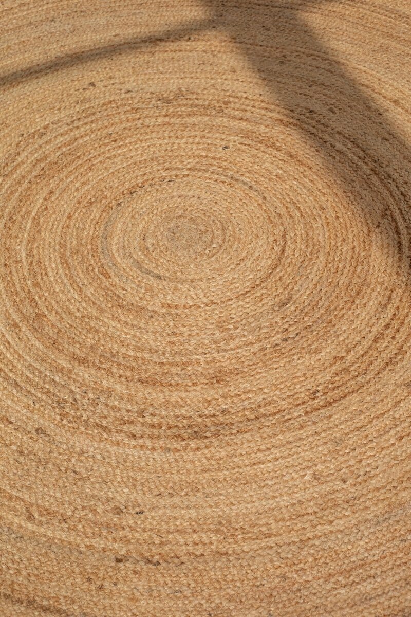 Essence of Simplicity - Round Natural Jute Braided Rug - Image 9