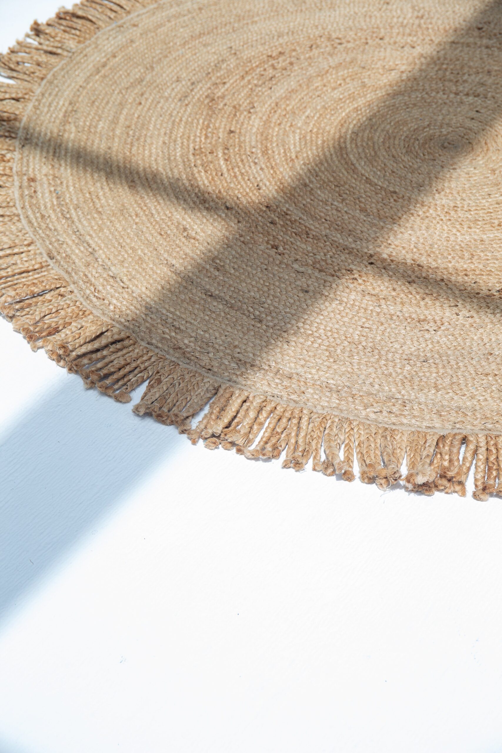 Celestial Weave - Braided Round Tassels Rug - Image 3