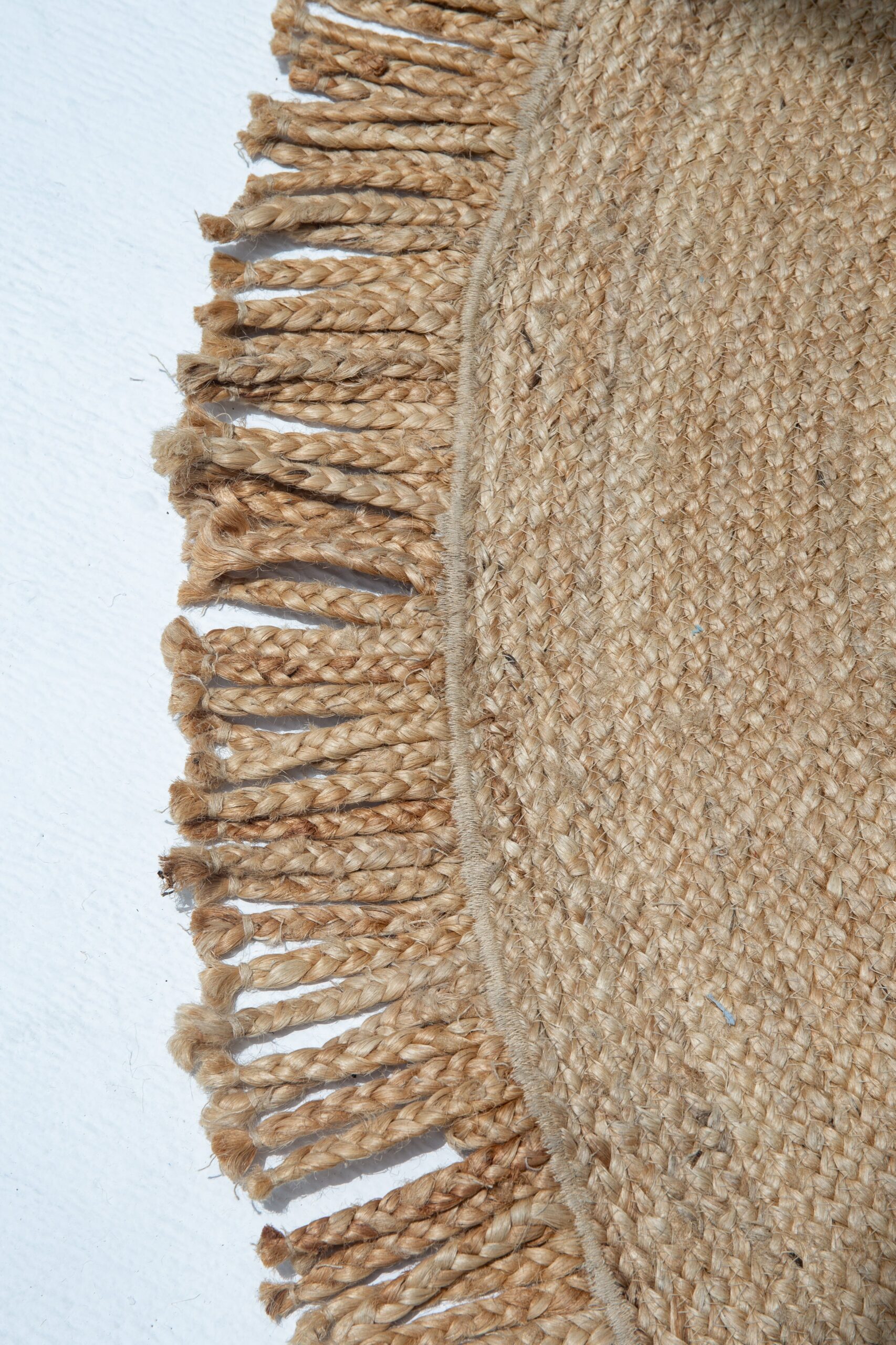 Celestial Weave - Braided Round Tassels Rug - Image 7