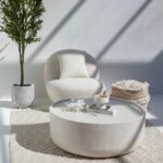 Alto Off White Speckled Microconcrete Coffee Table