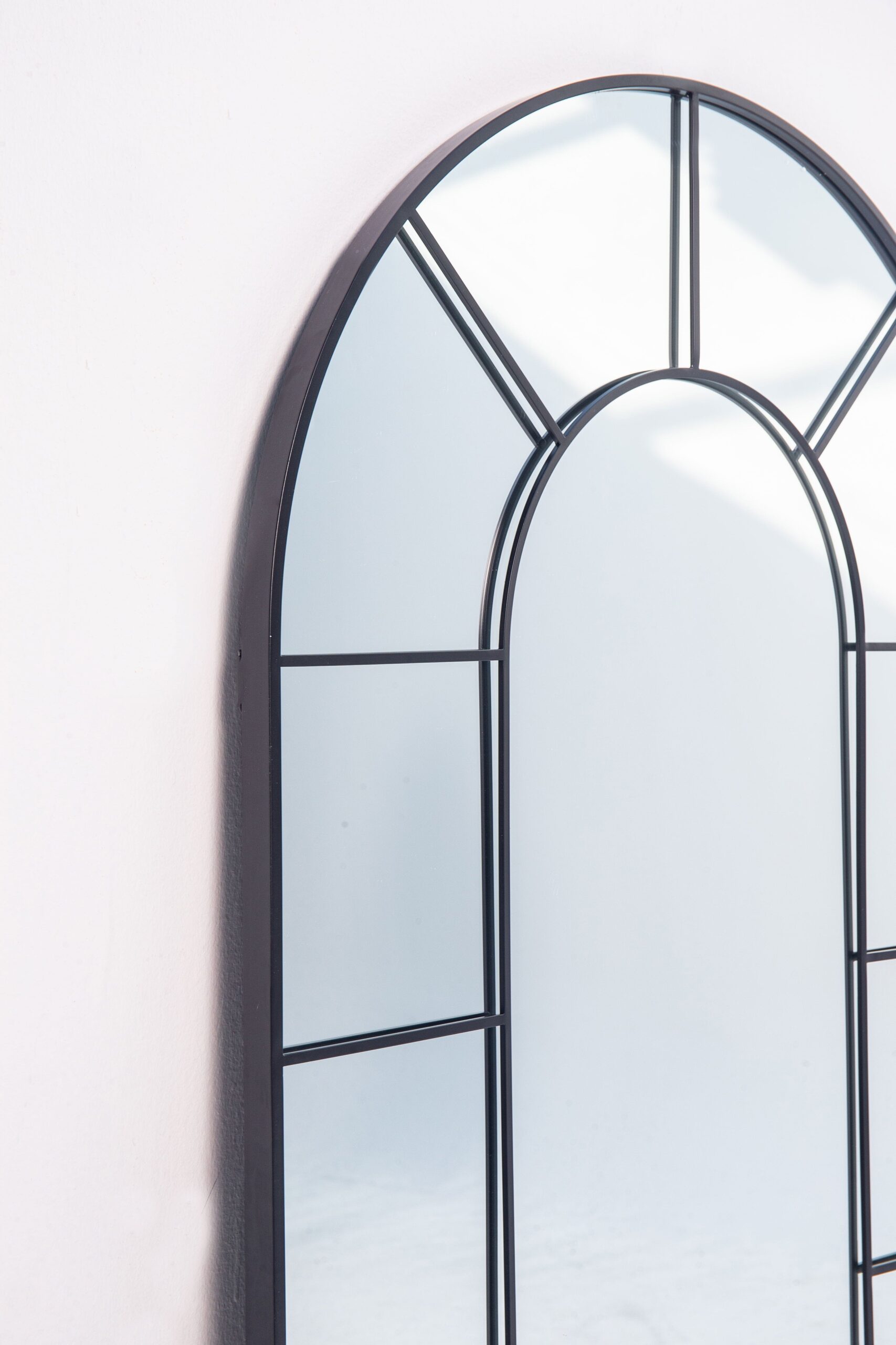 Arvane Black Window Arch Mirror - Image 2