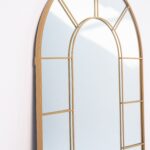 Arvane Gold Window Arch Mirror