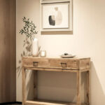 Arely Mango Wood Desk Console
