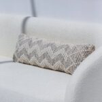 Zig Zag Long Cushion With Filler (30x90 CM)