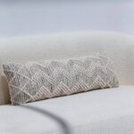 Zig Zag Long Cushion With Filler (30x90 CM)