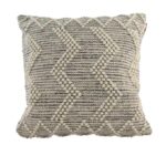 Zigzag Beige Cushion With Filler