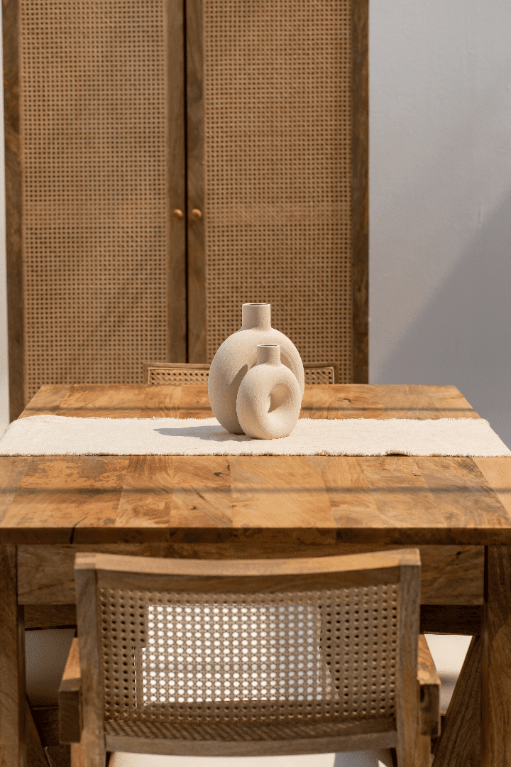 Ceramic Creamy Loop Vase - Image 2