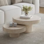Arezzo Crema Marfil Nesting Coffee Table