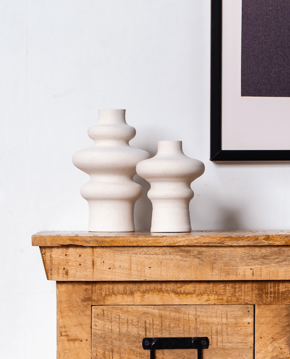 Ceramic Layered Waves Vase