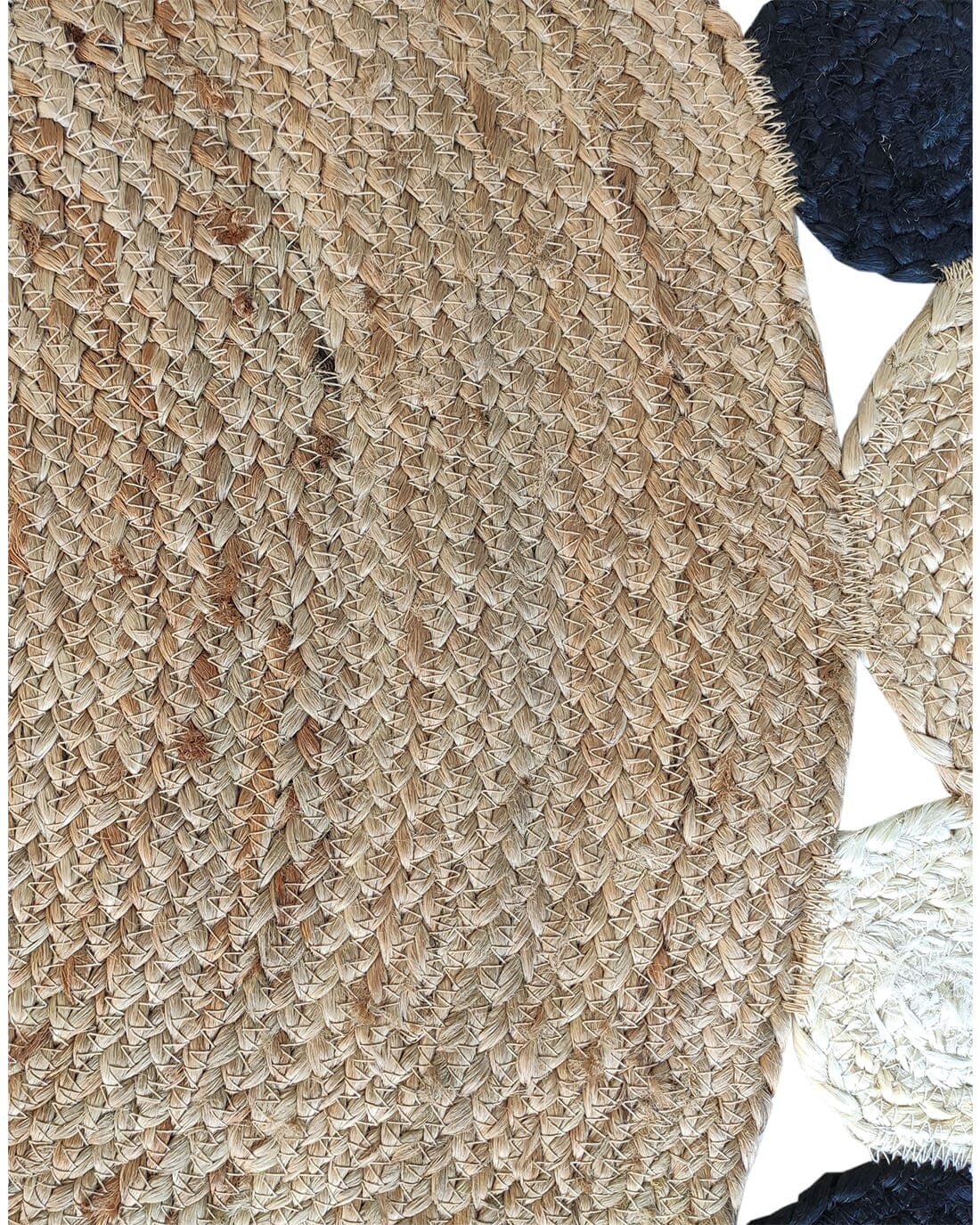 Circles Harmony - Jute Braided Round Rug - Image 2