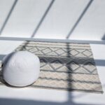 Cotton Light Weight White Pouf