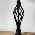 Spiral Cage Fabric Table Lamp