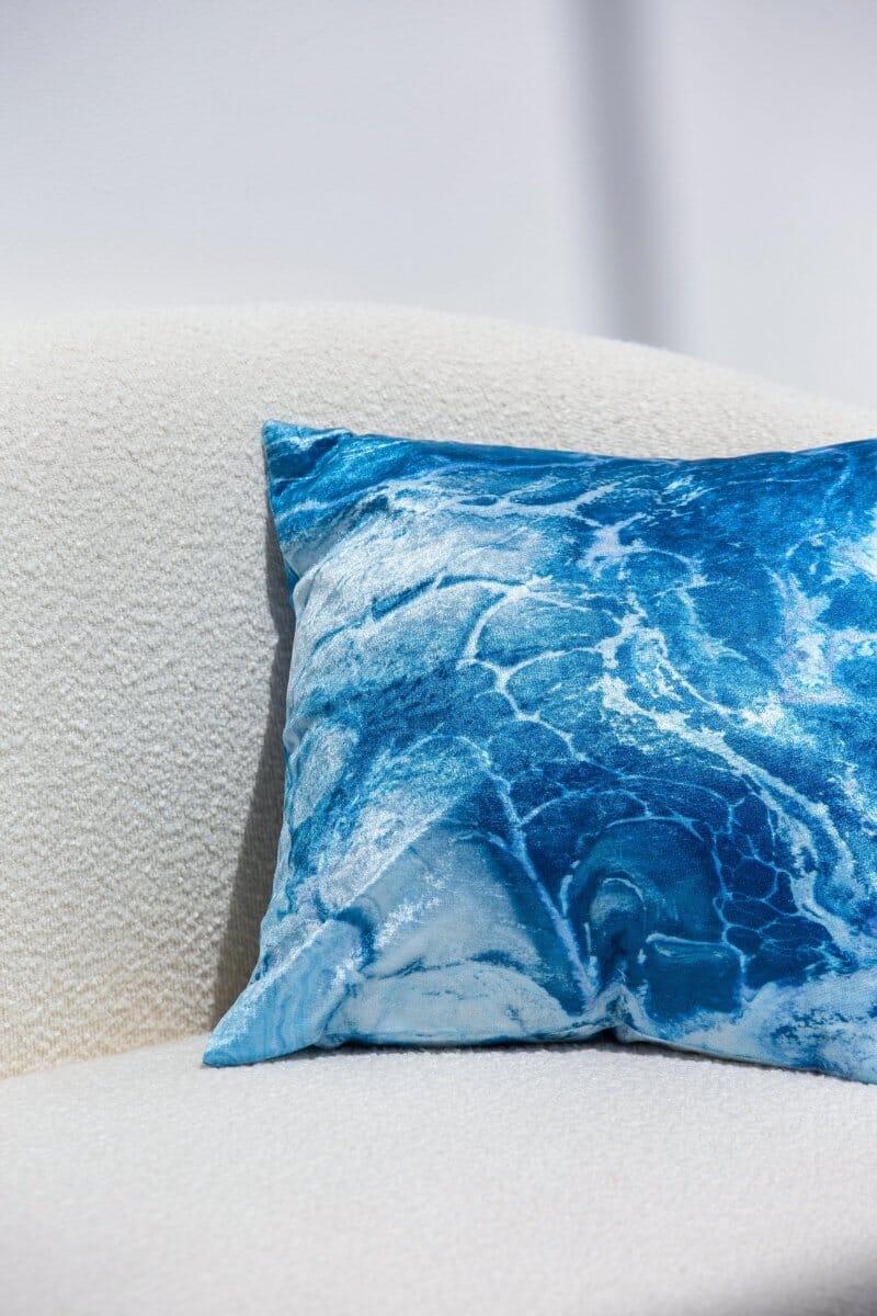 Ocean Blue Cushion Cover (40x40 CM) - Image 2