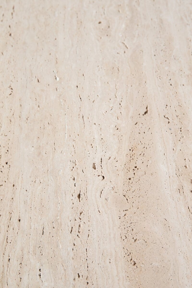 Thalyn Travertine Square Top Side Table - Image 4
