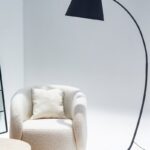 Amanti Off White Boucle Lounge Sofa Chair