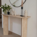 Vanya Travertine Console Table