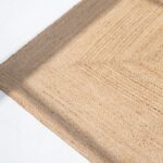 Earthly Braided Elegance - Natural Jute Rug