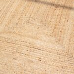 Earthly Braided Elegance - Natural Jute Rug