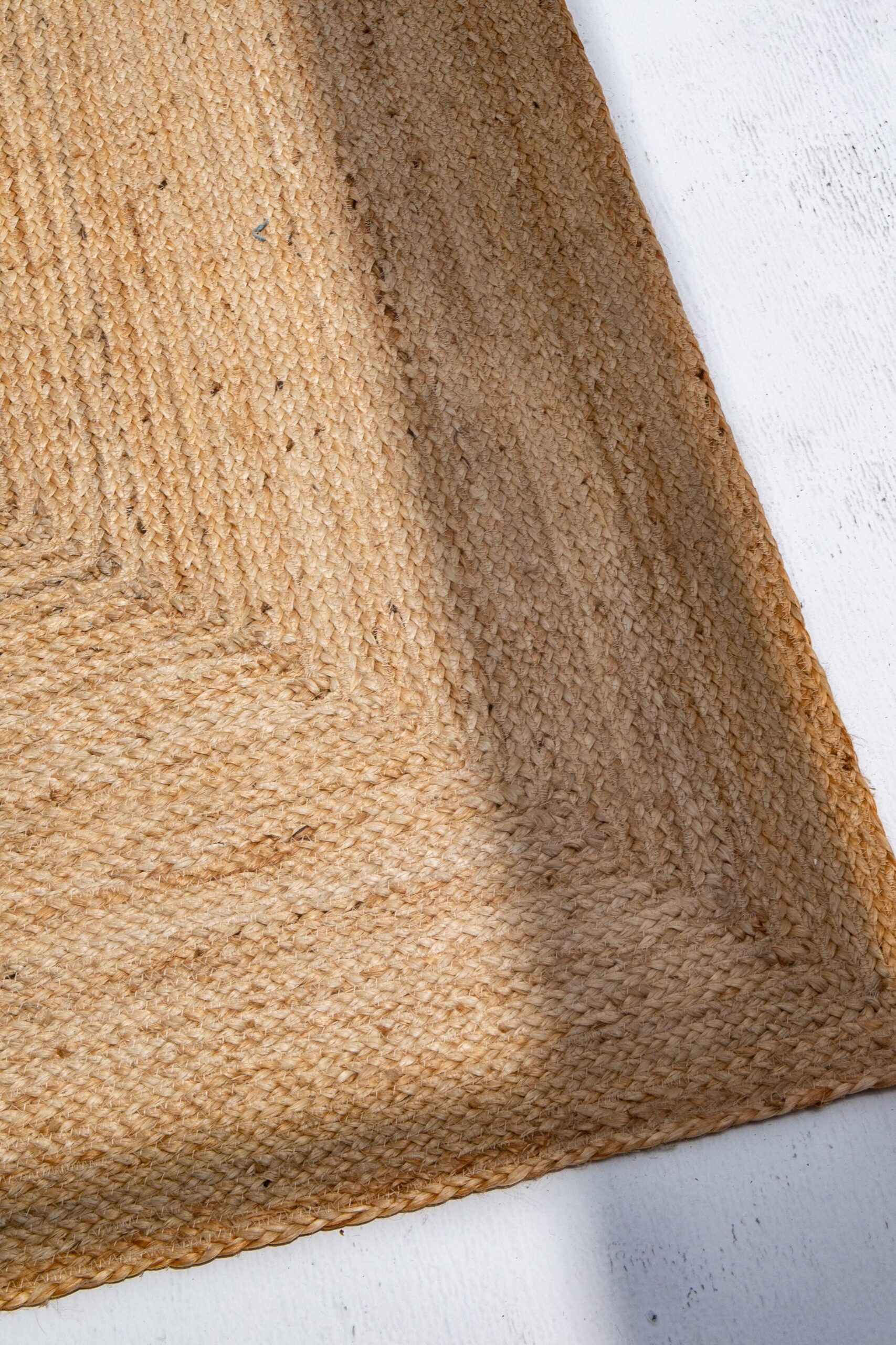 Earthly Braided Elegance - Natural Jute Rug - Image 3