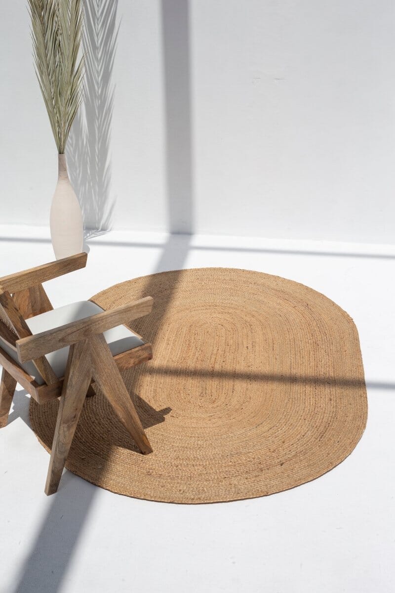 NaturOval - Elegance Jute Rug - Image 5