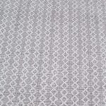 Zenith Zigzag - Grey Woven Cotton Rug (140x200 CM)