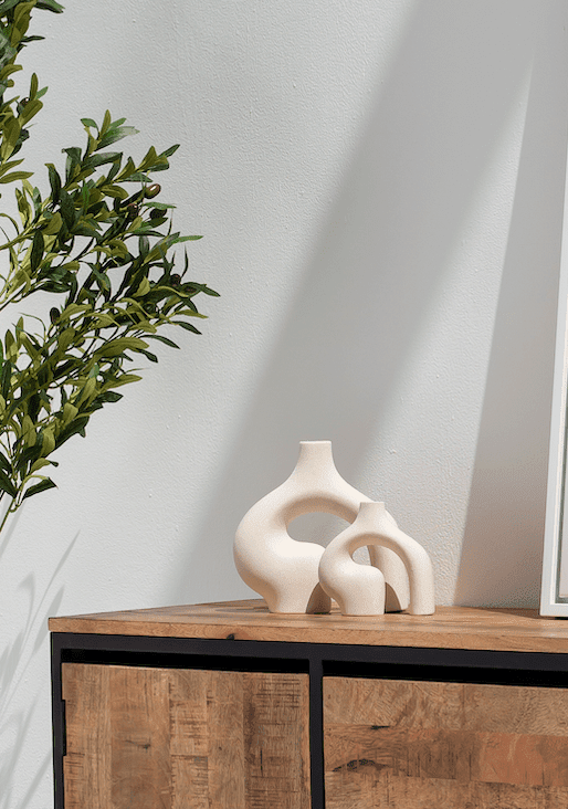 Ceramic Distorted Geometry Vase