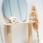 Nola Travertine Irregular Top Console