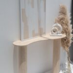 Nola Travertine Irregular Top Console