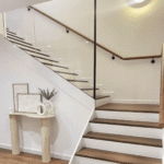 Nola Travertine Irregular Top Console