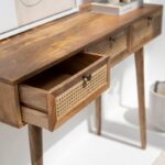 Rattan 3-Drawers Console
