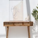 Rattan 3-Drawers Console