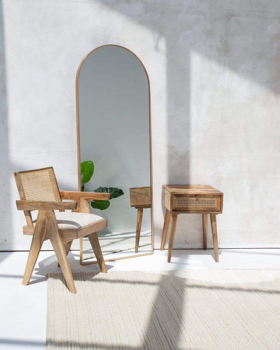Taelis Rattan Drawer Side Table - Image 6