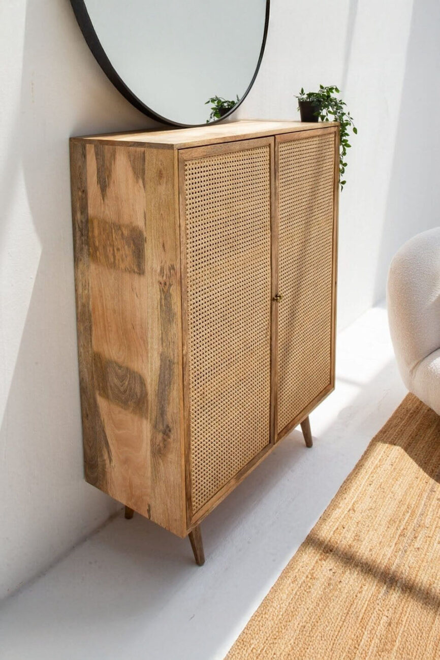 Iliera Rattan 2 Door Cabinet/Buffet