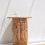 Redin Barrel Cocktail Cabinet