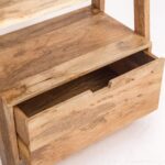 Eliana Ladder Wooden Bookcase with Drawer