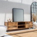 Wooden 2 Doors TV Unit