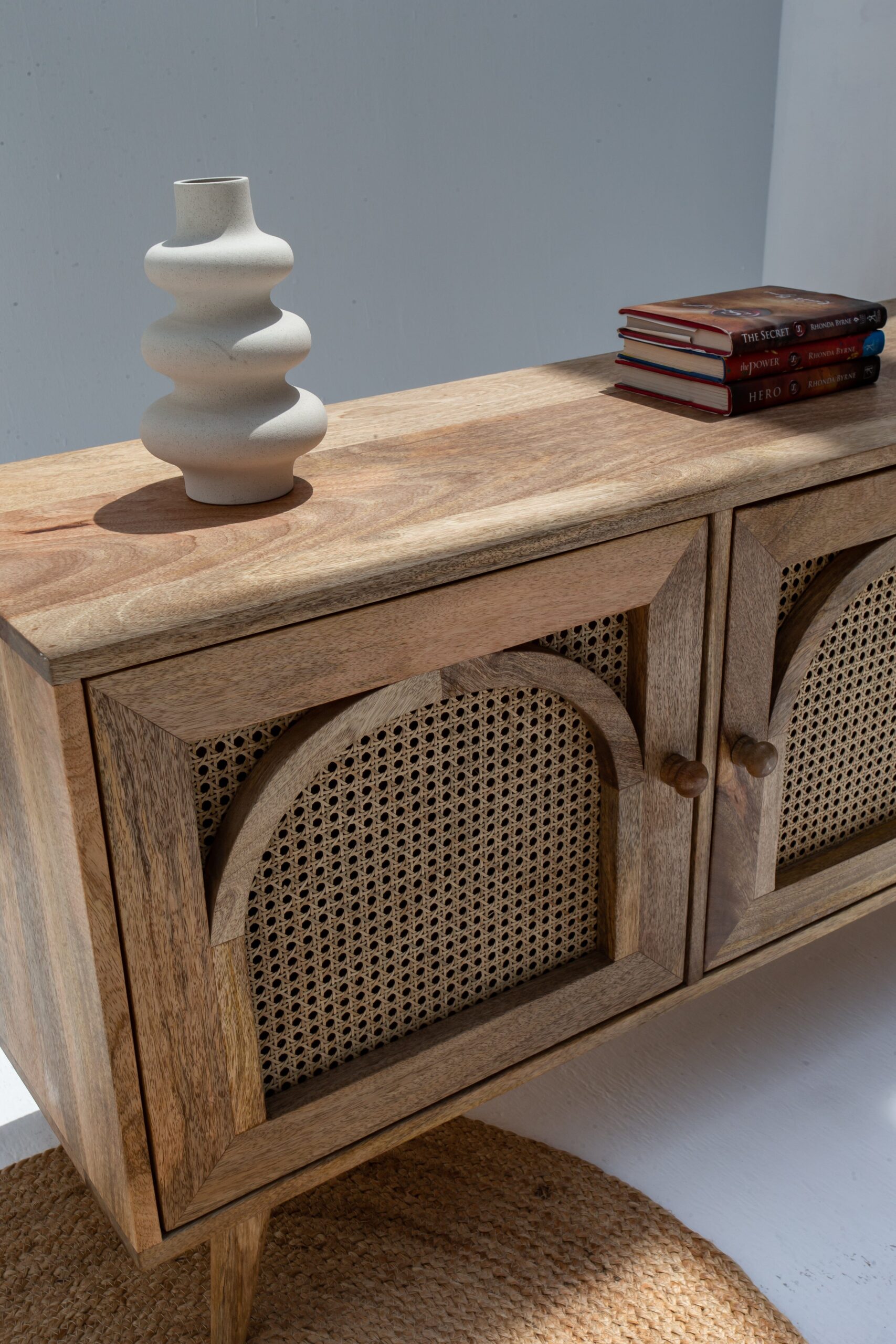 Adrienne Arch Decor Wooden TV Unit - Image 2