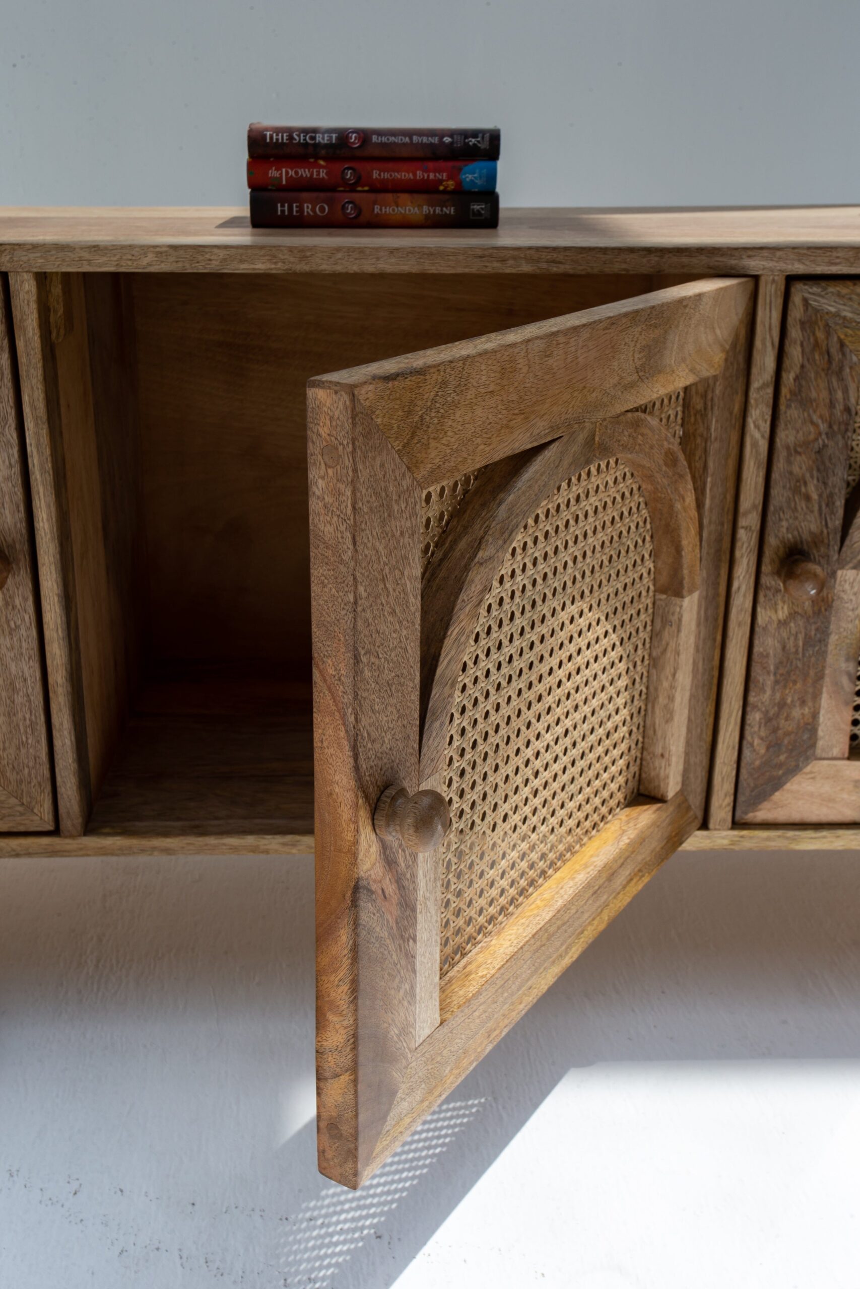 Adrienne Arch Decor Wooden TV Unit - Image 5