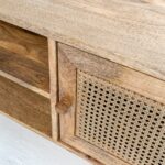 Valisse Rattan 2 Doors TV Unit