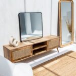 Valisse Rattan 2 Doors TV Unit