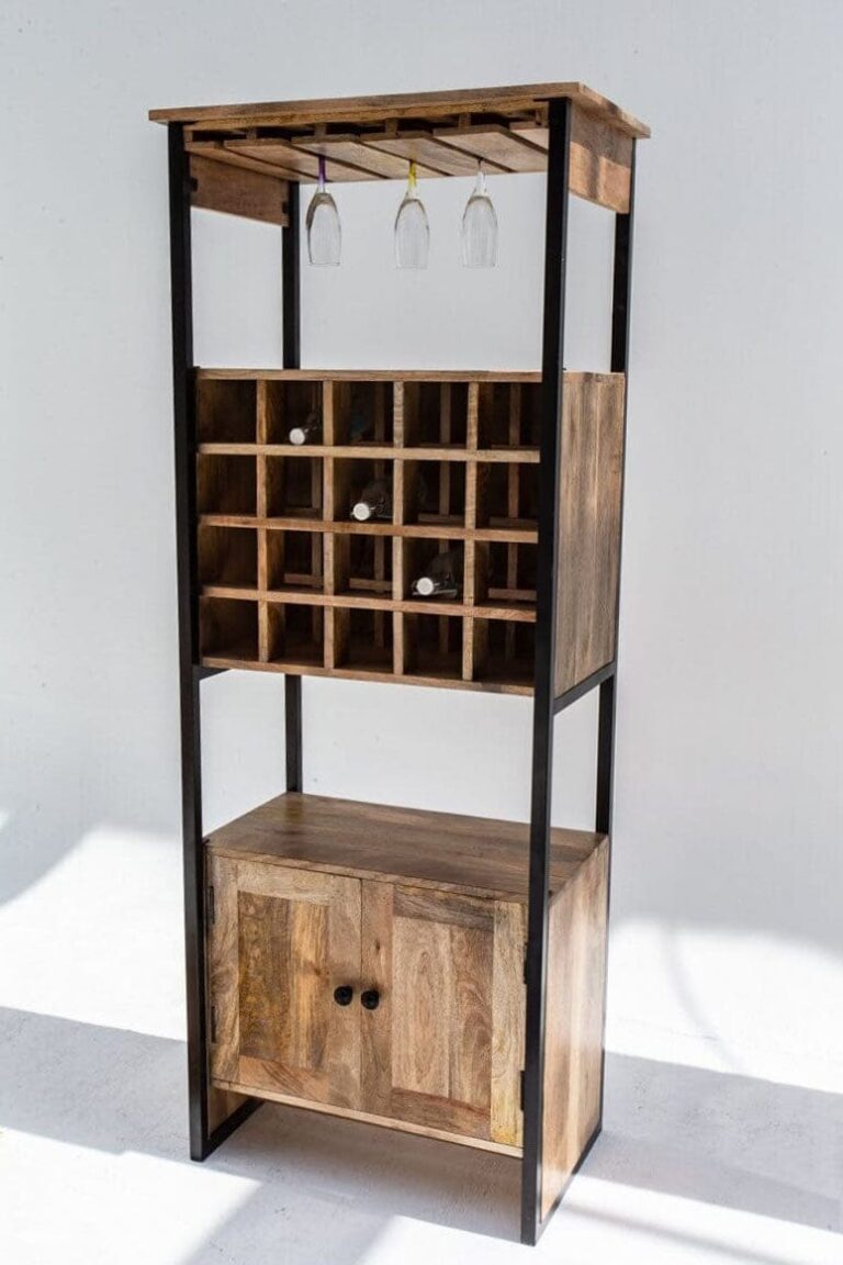 Rionne Wooden Cocktail Cabinet