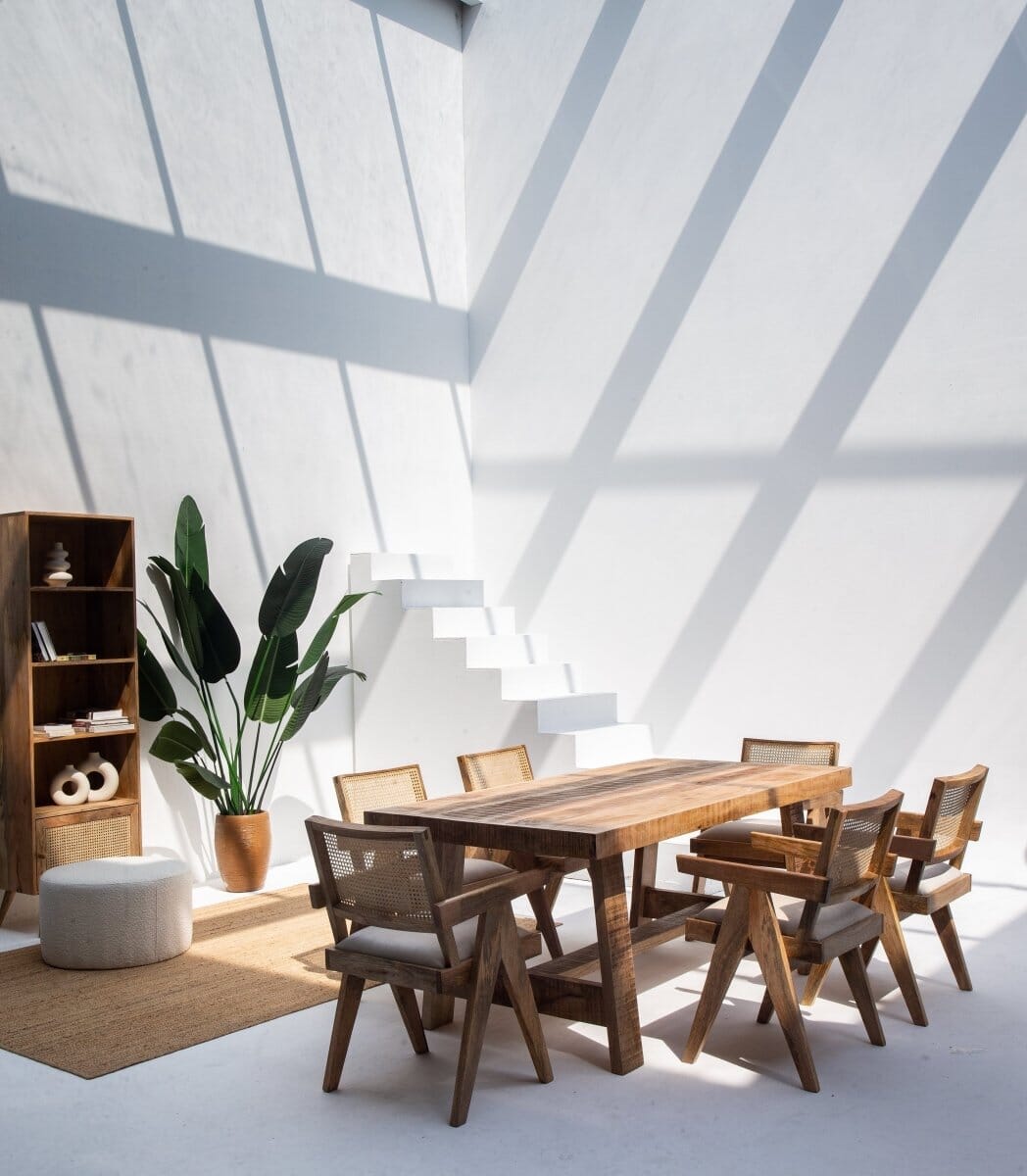 Glen Mango Wood Dining Table - Image 3
