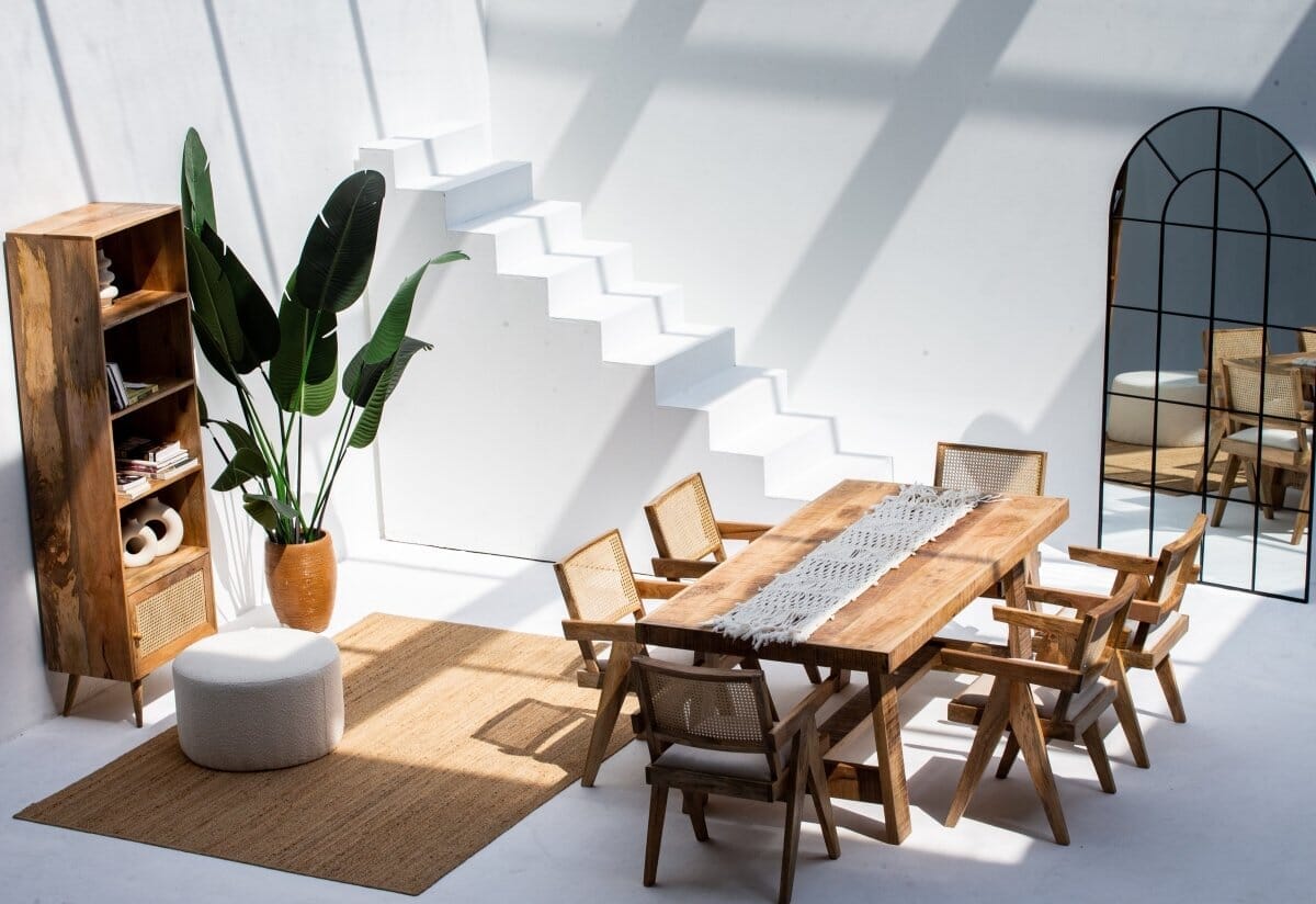 Glen Mango Wood Dining Table - Image 5