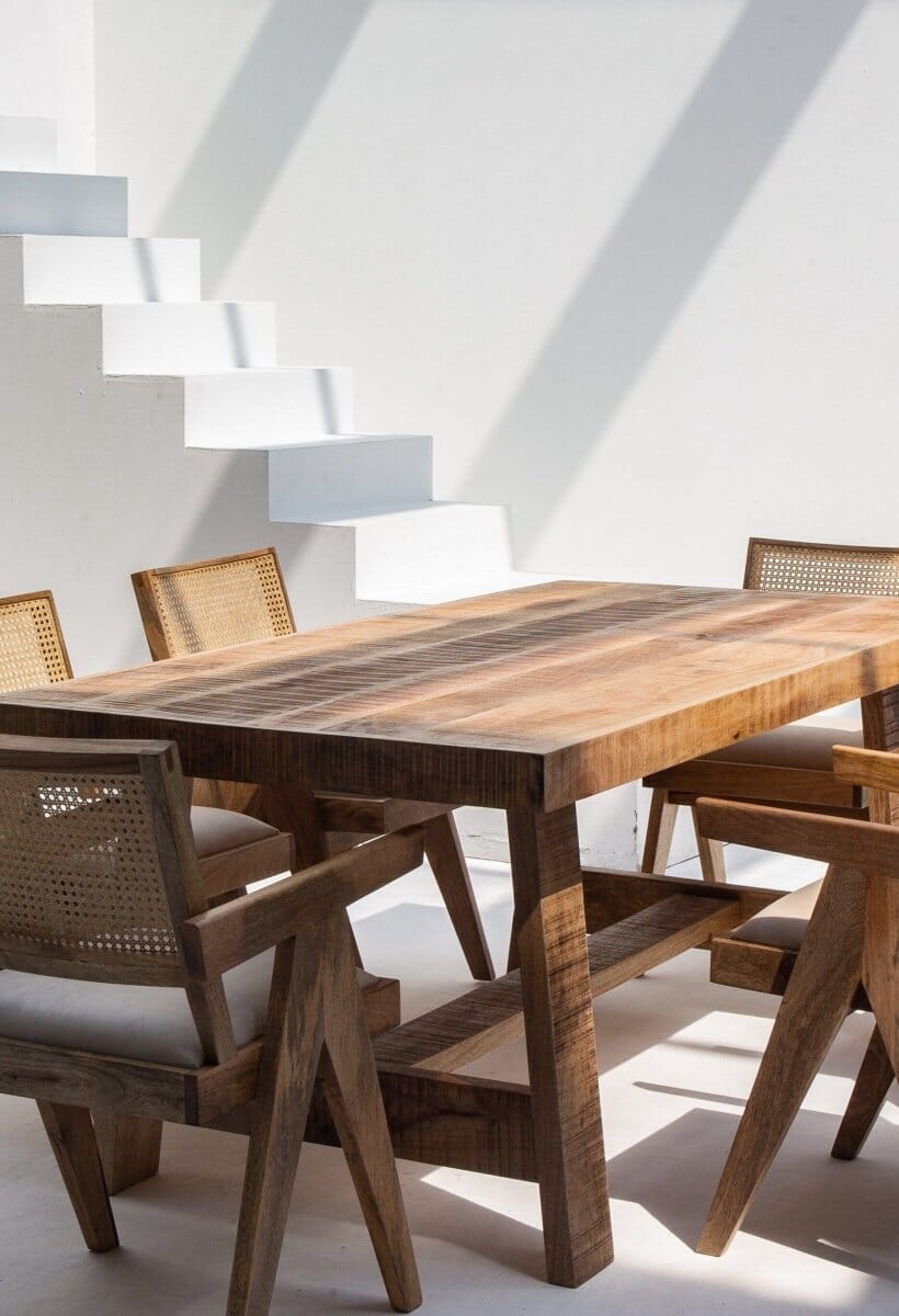 Glen Mango Wood Dining Table - Image 6